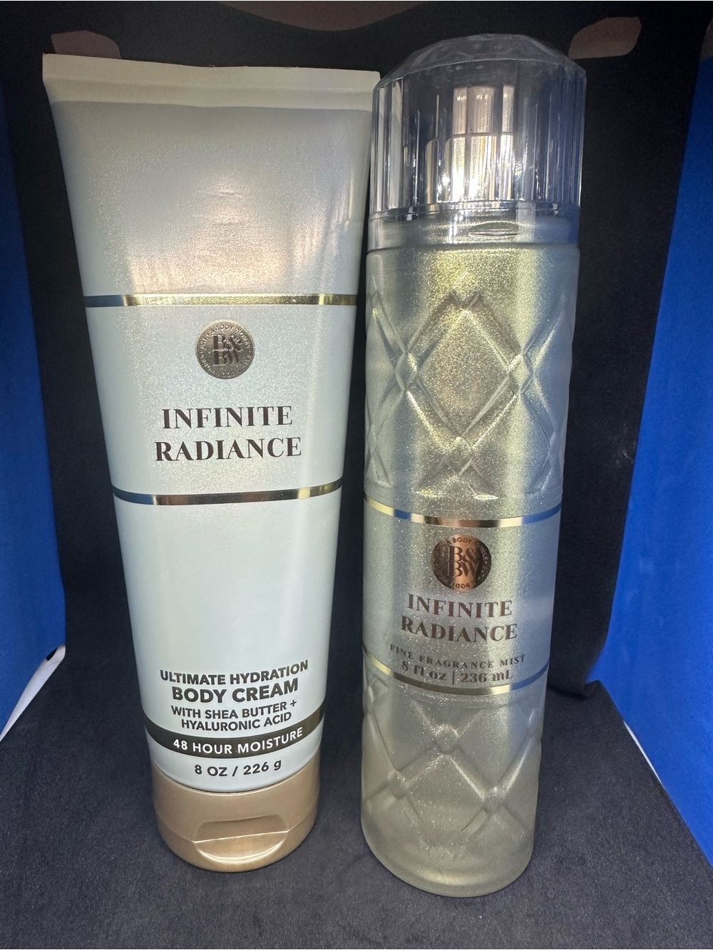 🆕 Bath & Body Works everyday luxuries Infinite radiance mist & cream ✨new unused